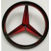 Эмблема Mercedes-Benz чёрная 18,5см (скотч)