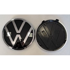 Эмблема Volkswagen Polo 2019-2024г. хром Ø13.8см перед 5H0853601-D (штырь)