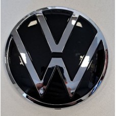 Эмблема Volkswagen Polo 2019-2024г. хром Ø11см зад 5H0853601 (штырь)