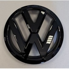 Эмблема Volkswagen Polo 2009-2014г. хром Ø12см перед 6R0853600A (штырь)