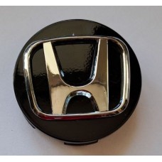 Honda (57x56x16) Колпачок на ступицу литого диска ЧЁРНЫЙ+ХРОМ серия 350