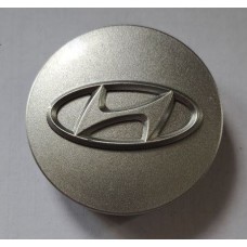 Hyundai (57x53x13) Колпачок на ступицу литого диска СЕРЫЙ серия 350