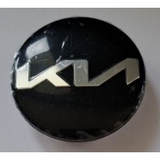 Kia (58x50x17) Колпачок на ступицу литого диска ЧЁРНЫЙ НОВАЯ серия 350