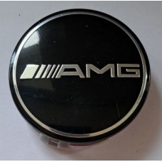 Mercedes amg (75x74x18) Колпачок на ступицу литого диска ЧЁРНЫЙ+ХРОМ серия 350