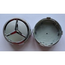 Mercedes-Benz Колпачок на ступицу литого диска СЕРЕБРО (75x71x32) серия 500