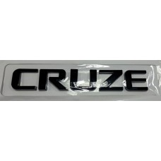 Надпись Chevrolet Cruze чёрная длина 13,5см высота 2,5см (скотч)