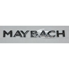 Надпись Mercedes-Benz Maybach хром длина 18см высота 2см (скотч)