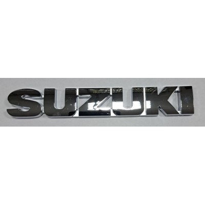Надпись Suzuki хром длина 15см высота 2,5см (скотч)