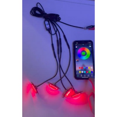Подсветка салона комплект из 4 штук RGB 8889306