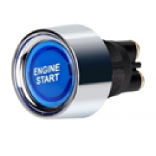 Светодиодная кнопка запуска двигателя с подсветкой 50A BLUE (синий) Q065