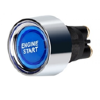 Светодиодная кнопка запуска двигателя с подсветкой 50A BLUE (синий) Q065