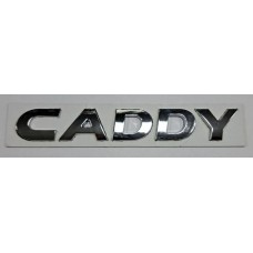 Надпись Caddy хром длина 16,5см высота 2,5см (скотч)