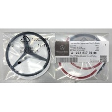 Эмблема на крышку багажника MERCEDES-BENZ W223 чёрная, премиум качество, индивидуальная упаковка, оригинальный номер A 223 817 01 00