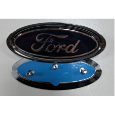 Эмблема Ford синяя длина 11,5см высота 5см (штырь+скотч)