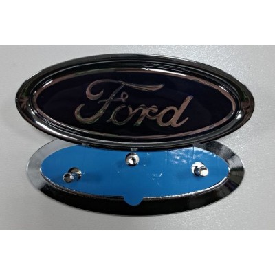 Эмблема Ford синяя длина 11,5см высота 5см (штырь+скотч)