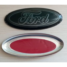 Эмблема FORD TOTAL чёрный длина 14,5см высота 6см пустой