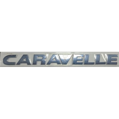 Надпись Caravelle хром длина 27,5см высота 2,5см (скотч)