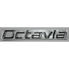 Надпись Octavia старая длина 17см высота 2,5см (скотч)