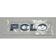 Надпись Volkswagen Polo хром длина 13см высота 2,5см (скотч)