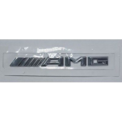 Надпись AMG хром пластик длина 18,5см высота 2см