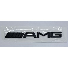 Надпись AMG чёрный премиум длина 19,5см высота 2см