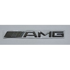Надпись AMG хром металл длина 19см высота 2см