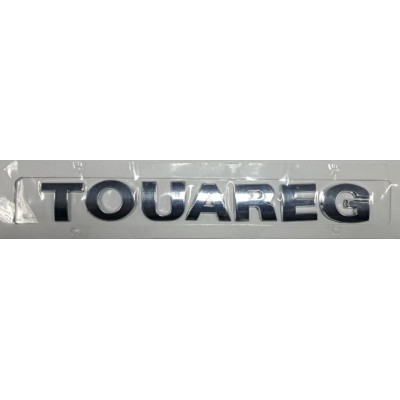 Надпись Touareg хром длина 21см высота 2,5см (скотч)