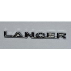 Надпись Lancer хром длина 11см высота 1см (скотч)