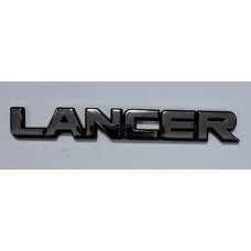 Надпись Lancer хром длина 14см высота 2см (скотч) МТE-017