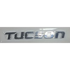 Надпись Hyundai TUCSON хром длина 20см высота 2,5см (скотч)