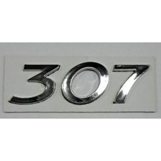 Надпись Peugeot 307 (скотч)