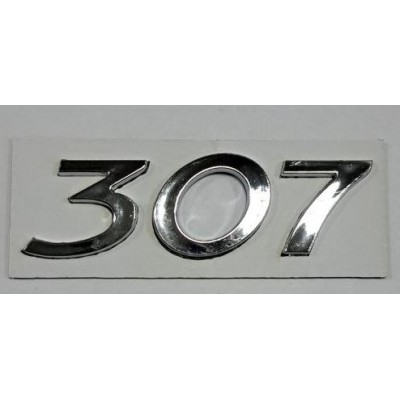 Надпись Peugeot 307 (скотч)
