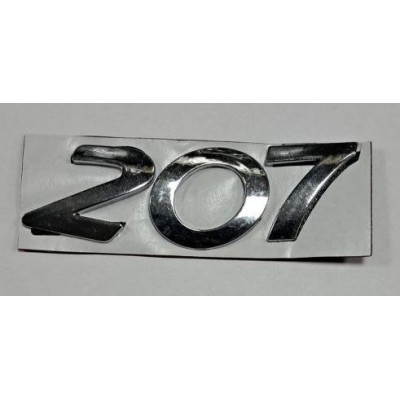 Надпись Peugeot 207 (скотч)
