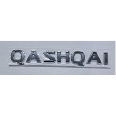 Надпись Nissan Qashqai хром длина 20,5см высота 2,5см (скотч)