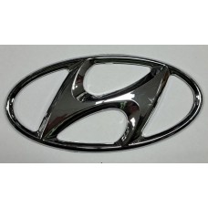 Эмблема Hyundai хром длина 9,5см высота 5см (скотч)