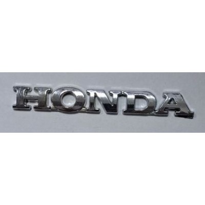 Надпись Honda хром дешевая длина 14,5см ширина 1,8см