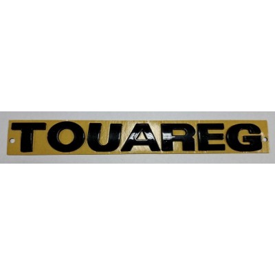 Надпись Touareg чёрный длина 22,5см высота 2,5см (скотч)