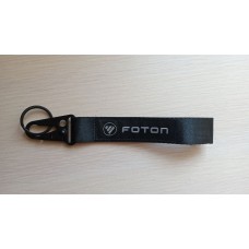 Брелок чёрный с карабином "FOTON " , 25х250 мм 09152