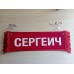 Вымпел " СЕРГЕИЧ + ПУСТОЙ" (35х10см) красный 08202