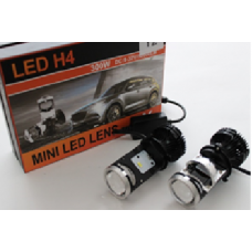 Y2 MINI LED LENS H4 (с вентилятором) 9-32V 50000 LM 5500K (компл-2 шт) 70W