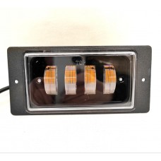 Фара светод.доп. в алюминевом корпусе JR-40W-DRL (на ВАЗ-2110) White/Yellow(белый/жёлтый)SPOT K112-4
