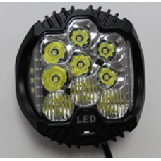 Фонарь светодиодный 60W COMBO 5" 12-60V WHITE COMBO(белая комбинация)/YELLOW(желтый) габарит YELLOW FLASH(желтая вспышка) диаметр 120mm толщина 45mm