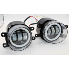 TFG3-Ah Противотуманные фары для TOYOTA 9-32V 3LENS(компл-2шт) с ангельским кольцом 3 режима:БЕЛЫЙ, кольцо БЕЛЫЙ/ЖЁЛТЫЙ 