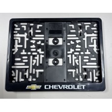 Рамка под номер квадратная книжка Chevrolet №1
