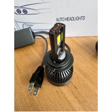 C12-H7 9-36V Светодиодные лампы(комп-2шт)95W/1лампа 5500-6500K 10000Lm с вентилятором и тройным медным охлаждением