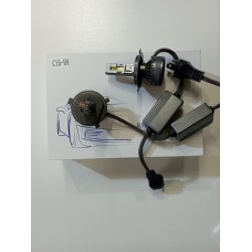 C15-H4 9-36V Светодиодные лампы(комп-2шт)50W/1 лампа 6000K 6000Lm с вентилятором и двойным медным охлаждением