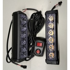 Стробоскоп (комплект) G-1T2LED-H 12-24V жёлтый длина 16см ширина 4см высота 5см