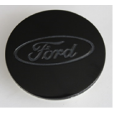 FORD (внешний диаметр 65, внутренний диаметр 57) Колпачок на ступицу литого диска с логотипом (черный) D012