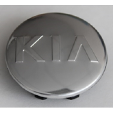 KIA (58x50x17) Колпачок на ступицу литого диска с логотипом (серебристый) D024