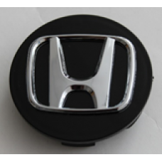 HONDA (внешний диаметр 69, внутренний диаметр 64, высота 16) Колпачок на ступицу литого диска с логотипом (черный) D040